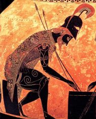 Hector & Achilles fought to the death